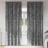 Aksominio tipo užuolaidos 2 pcs Pilka 225 x 140 cm Aksomas