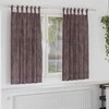 Aksominio tipo užuolaidos 2 pcs Ruda 175 x 140 cm Aksomas