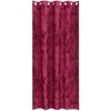 Aksominio tipo užuolaidos 2 pcs Vyno raudona 260 x 140 cm