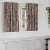 Aksominio tipo užuolaidos 2 pcs Kapučino 140 x 140 cm Aksomas