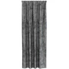 Aksominio tipo užuolaidos 2 pcs Pilka 245 x 140 cm Aksomas