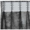 Aksominio tipo užuolaidos 2 pcs Pilka 245 x 140 cm Aksomas