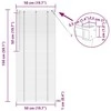 Venecijos žaliuzės Baltas 150 x 50 cm 25 mm PVC