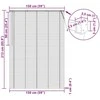 Venecijos žaliuzės Baltas 213 x 150 cm 25 mm PVC