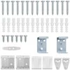 Venecijos žaliuzės Baltas 213 x 150 cm 25 mm PVC