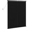 Venecijos žaliuzės Juodas 150 x 120 cm 25 mm PVC