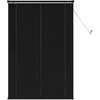 Venecijos žaliuzės Juodas 150 x 100 cm 25 mm PVC