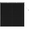 Venecijos žaliuzės Juodas 150 x 150 cm 25 mm PVC