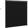 Venecijos žaliuzės Juodas 150 x 160 cm 25 mm PVC