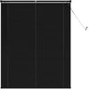 Venecijos žaliuzės Juodas 150 x 120 cm 25 mm PVC
