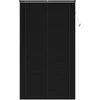 Venecijos žaliuzės Juodas 213 x 120 cm 25 mm PVC