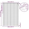 Venecijos žaliuzės Juodas 213 x 140 cm 25 mm PVC