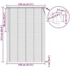 Venecijos žaliuzės Juodas 213 x 130 cm 25 mm PVC