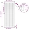 Venecijos žaliuzės Sidabrinė Pilka 150 x 40 cm 25 mm PVC