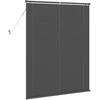 Venecijos žaliuzės Sidabrinė Pilka 150 x 120 cm 25 mm PVC