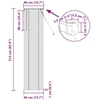 Venecijos žaliuzės Sidabrinė Pilka 213 x 40 cm 25 mm PVC