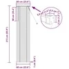 Venecijos žaliuzės Šviesiai ruda su raštu 213 x 60 cm 25 mm PVC