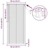 Venecijos žaliuzės Šviesiai ruda su raštu 213 x 90 cm 25 mm PVC