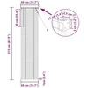 Venecijos žaliuzės Šviesiai ruda su raštu 213 x 50 cm 25 mm PVC