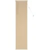 Venecijos žaliuzės Šviesiai ruda su raštu 213 x 50 cm 25 mm PVC
