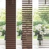 Venecijos žaliuzės Tamsiai ruda su raštu 150 x 140 cm 25 mm PVC