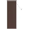 Venecijos žaliuzės Tamsiai ruda su raštu 150 x 40 cm 25 mm PVC