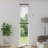 Venecijos žaliuzės Tamsiai ruda su raštu 213 x 50 cm 25 mm PVC