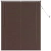 Venecijos žaliuzės Tamsiai ruda su raštu 150 x 120 cm 25 mm PVC