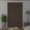 Venecijos žaliuzės Tamsiai ruda su raštu 213 x 140 cm 25 mm PVC
