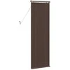 Venecijos žaliuzės Tamsiai ruda su raštu 150 x 40 cm 25 mm PVC