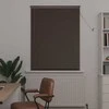 Venecijos žaliuzės Tamsiai ruda su raštu 150 x 80 cm 25 mm PVC