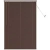 Venecijos žaliuzės Tamsiai ruda su raštu 150 x 70 cm 25 mm PVC