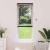 Venecijos žaliuzės Tamsiai ruda su raštu 150 x 40 cm 25 mm PVC