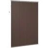 Venecijos žaliuzės Tamsiai ruda su raštu 213 x 130 cm 25 mm PVC