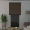 Venecijos žaliuzės Tamsiai ruda su raštu 213 x 100 cm 25 mm PVC