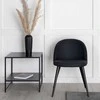 Venture Design Venture Home Valgomojo kėdės Velvet, 2vnt., juodos, poliesteris
