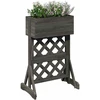 Vertikalus sodinimo trellis Pilka 48 x 30 x 70,5 cm