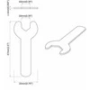 Veržliaraktis 2 pcs Sidabro 10 mm Geležis