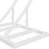 Dvigubas vestuvių arkos Balta 220 x 45 x 200 cm Plienas