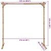 Vestuvinis Arklys Šviesiai rudas 225 x 95 x 226 cm
