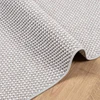 Vidinis kilimas LUGO Kremas ir pilka 80 x 150 cm Poliesteris