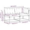 Lauko vidurinė ir kampinė sofa 2 vnt. 2 vietos