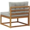 Lauko Vidurinis Sofa Natūrali