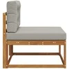Lauko Vidurinis Sofa Natūrali