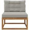 Lauko Vidurinis Sofa Natūrali