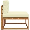 Lauko Vidurinis Sofa Natūrali