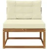 Lauko Vidurinis Sofa Natūrali