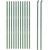 Vielinė tinklinė tvora, žalia, 1,6x25m, galvanizuotas plienas