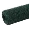 Vielinis tinklas viščiukams su PVC danga, žalias, 25x1,5m