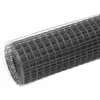 Vielos tinklas su PVC danga, pilkas, 10x1m